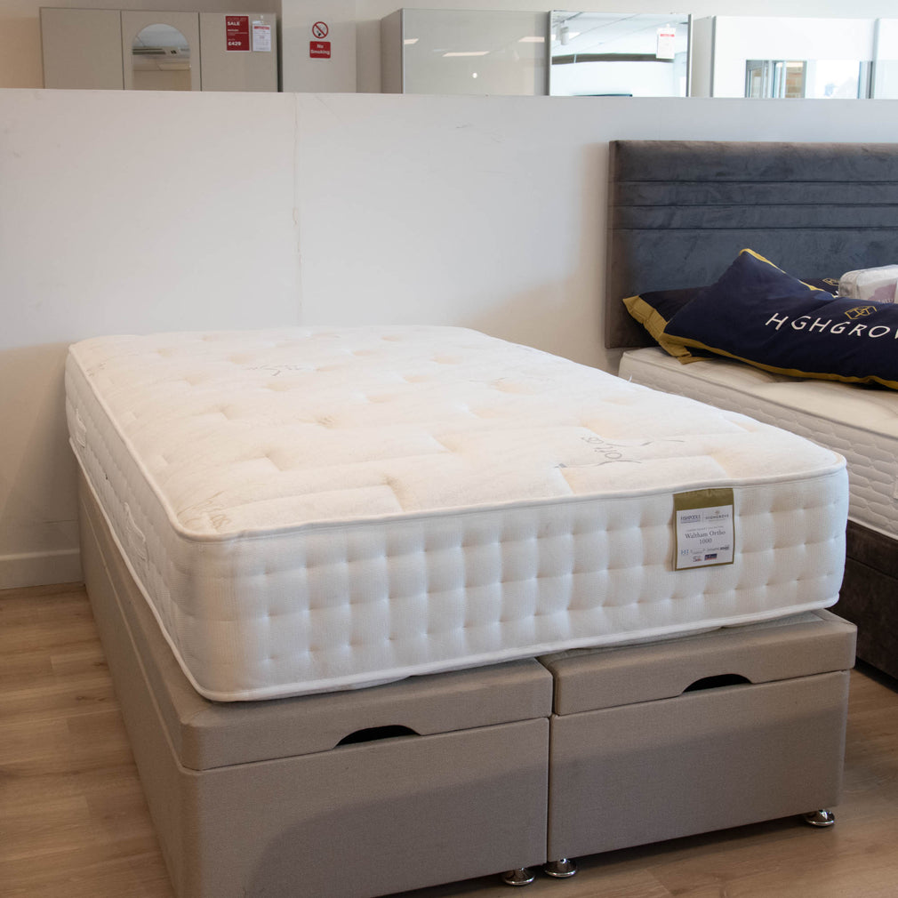 Waltham Ortho 1000 - Small Double Ottoman Divan Set - Item as Pictured