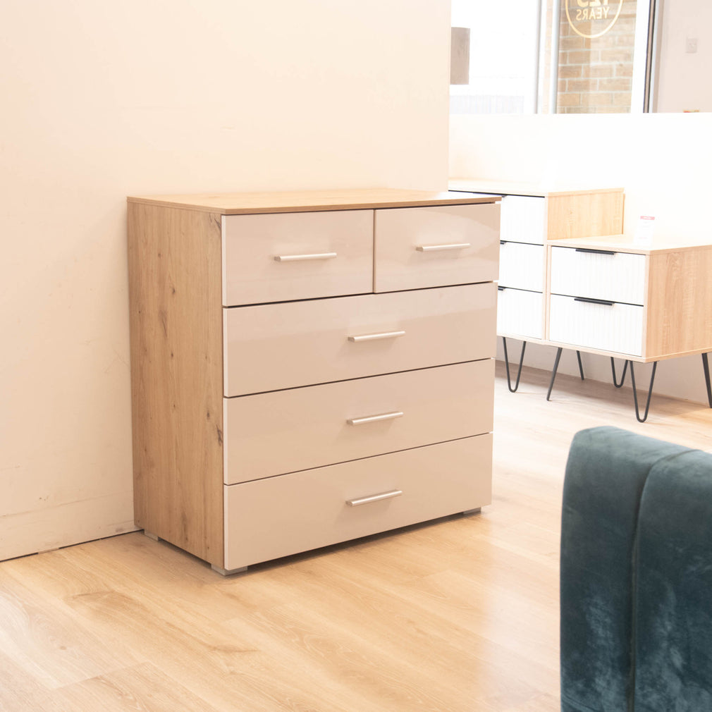 Turin - 5 Drawer Chest - Item as Pictured