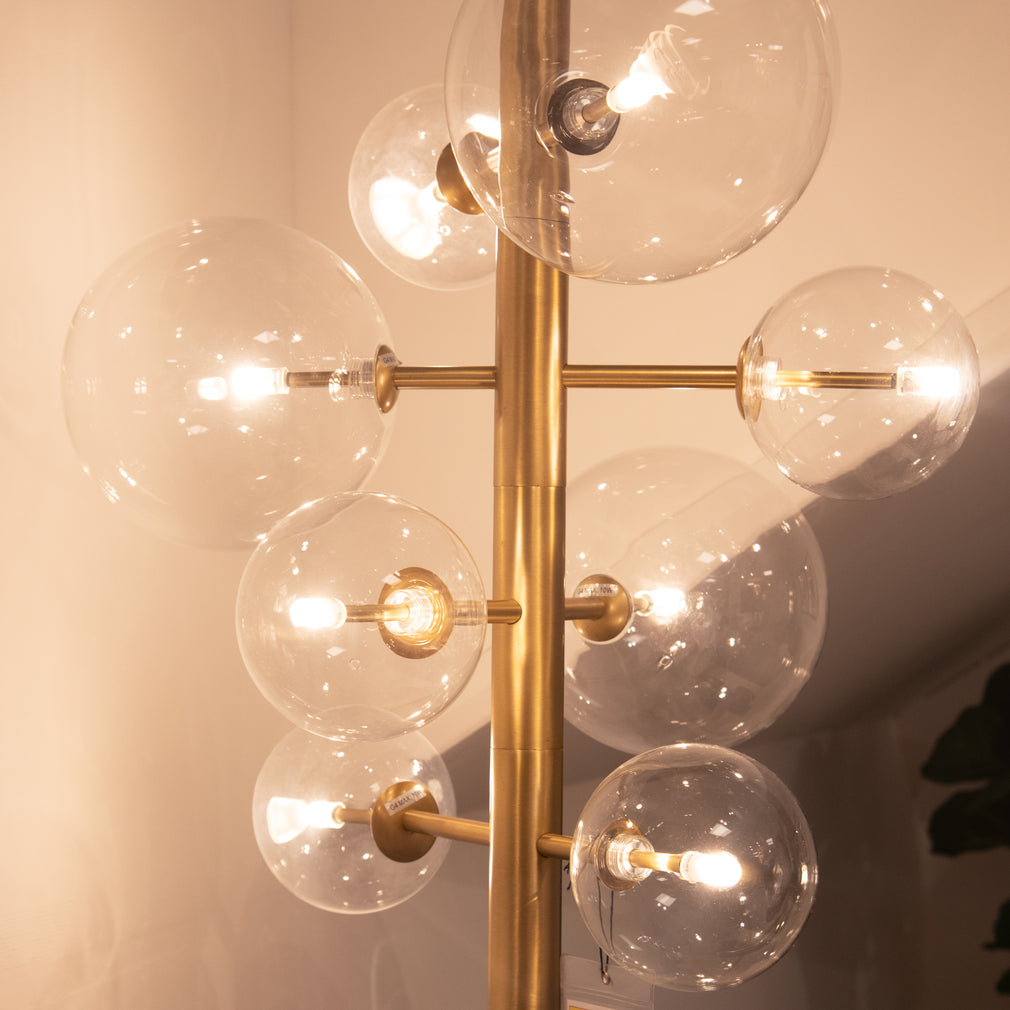 Eichholtz Argento Antique Brass - Floor Lamp - Item As Pictured