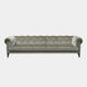 Roosevelt - 4 Seat Shallow Split Sofa, Fabric - Item as Pictured