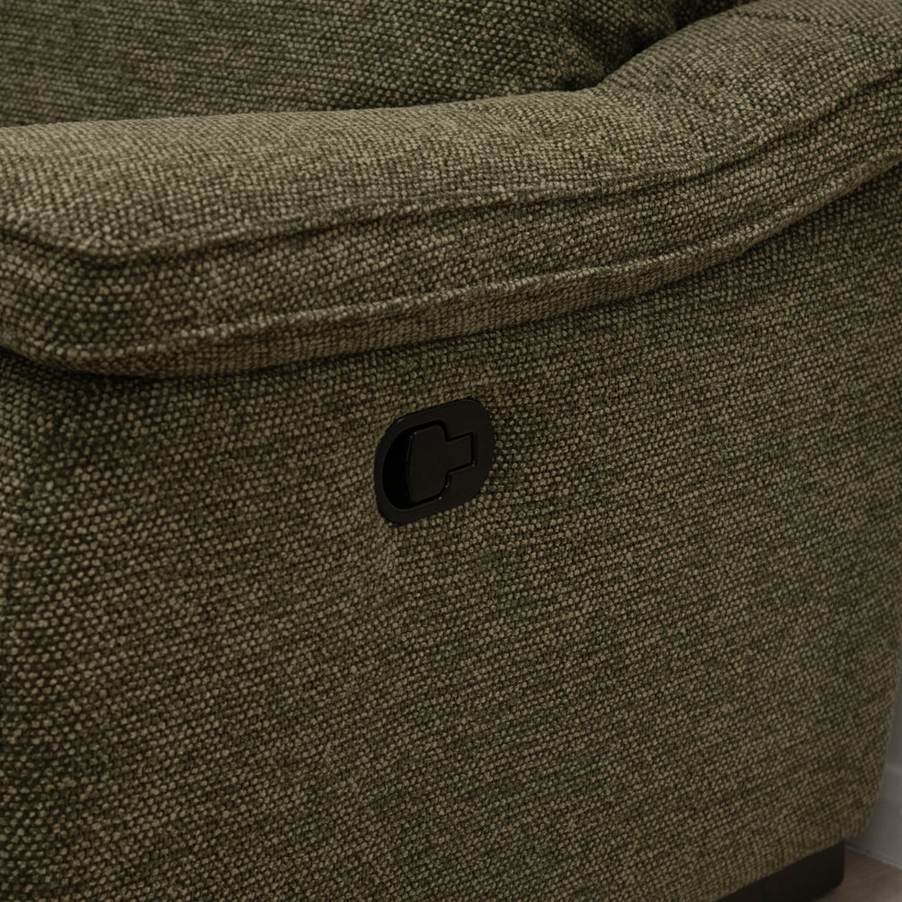 Caruso - LHF Power Recliner Corner Chaise Sofa, Fabric - Item as Pictured