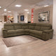 Caruso - LHF Power Recliner Corner Chaise Sofa, Fabric - Item as Pictured