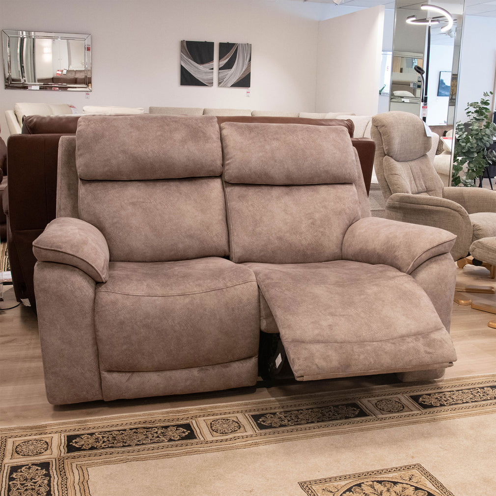Novello - 2 Seat Power Recliner Sofa, Fabric - Item as Pictured