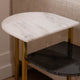 Alderney - Marble Side Table - Item as Pictured