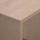 Alaska - Vanity Extension With Single 3 Drawer Dresser In Sand Birch Finish