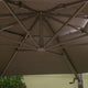 St Tropez - 3.3m Garden Parasol With Base, Grey - Item As Pictured