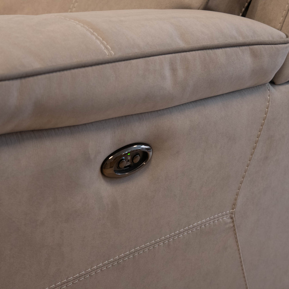 Monza - 2 Seat Power Recliner Sofa, Fabric - Item as Pictured
