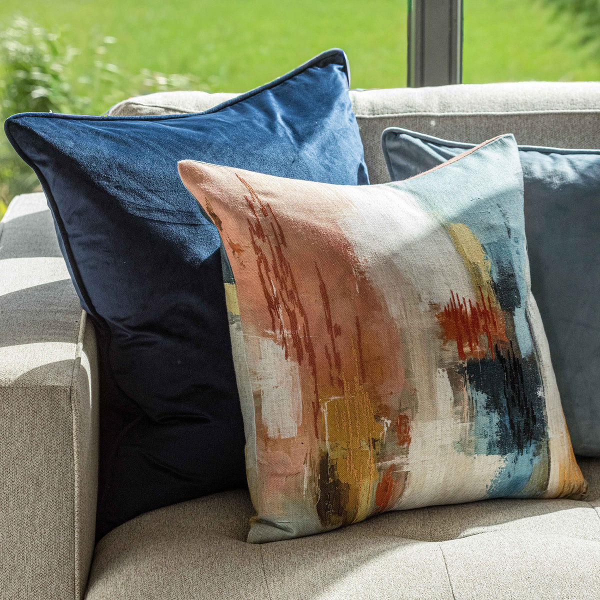 Brody - Peach Sorbet Cushion 50x50cm