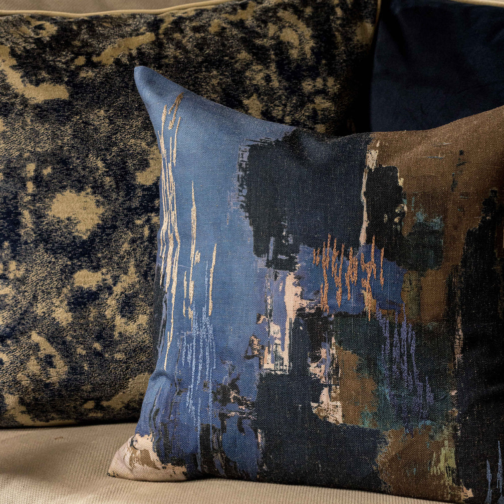 Brody - Ink Blue Cushion 50x50cm