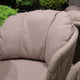 Palm Springs - 8 Seat Oval Garden Dining Set, Beige Aluminium - Item as Pictured
