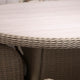 Pebble Beach - 6 Seat Garden Dining Set & Dining Table - Item as Pictured