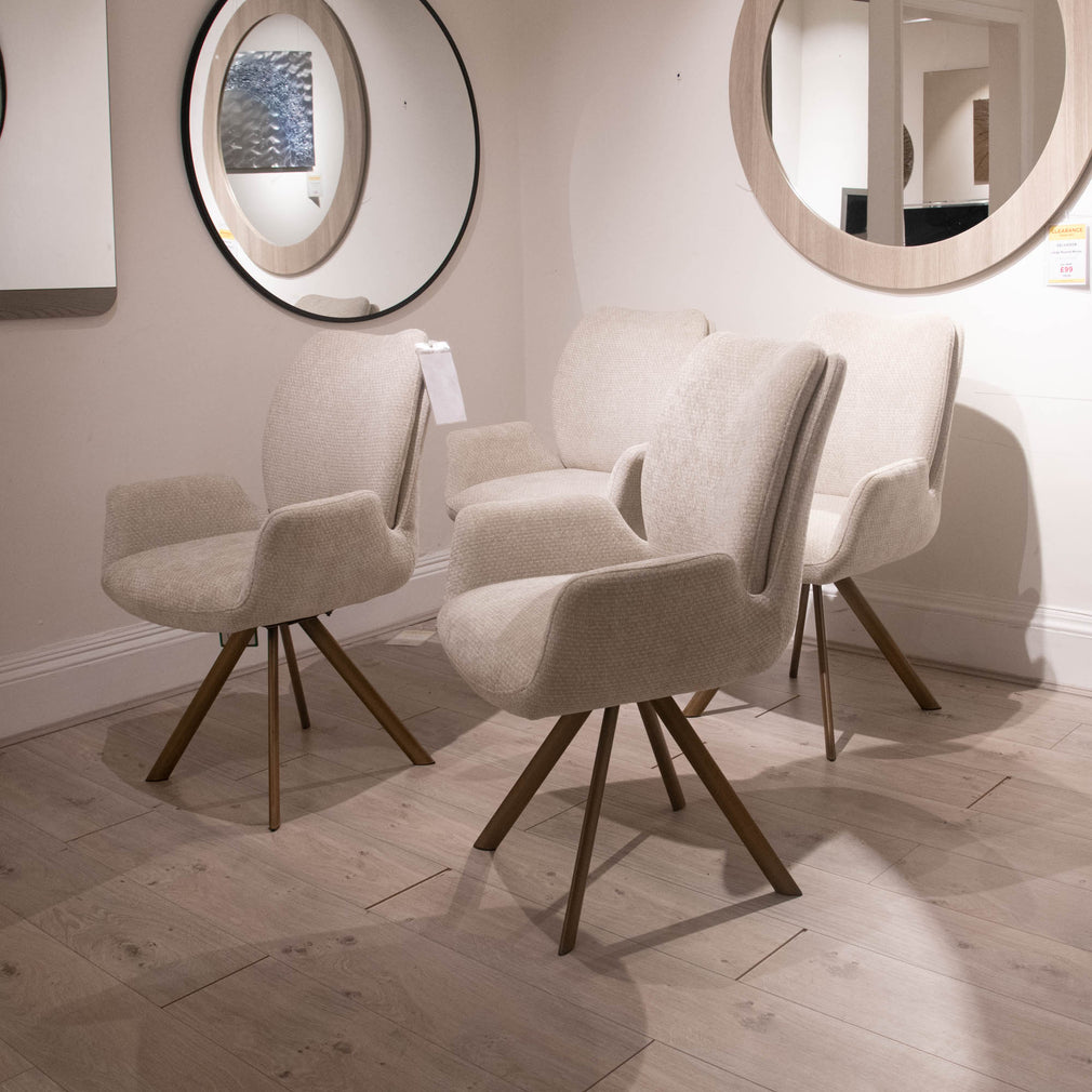 Phoenix - Swivel Armchair, Set of 4 - Items as Pictured