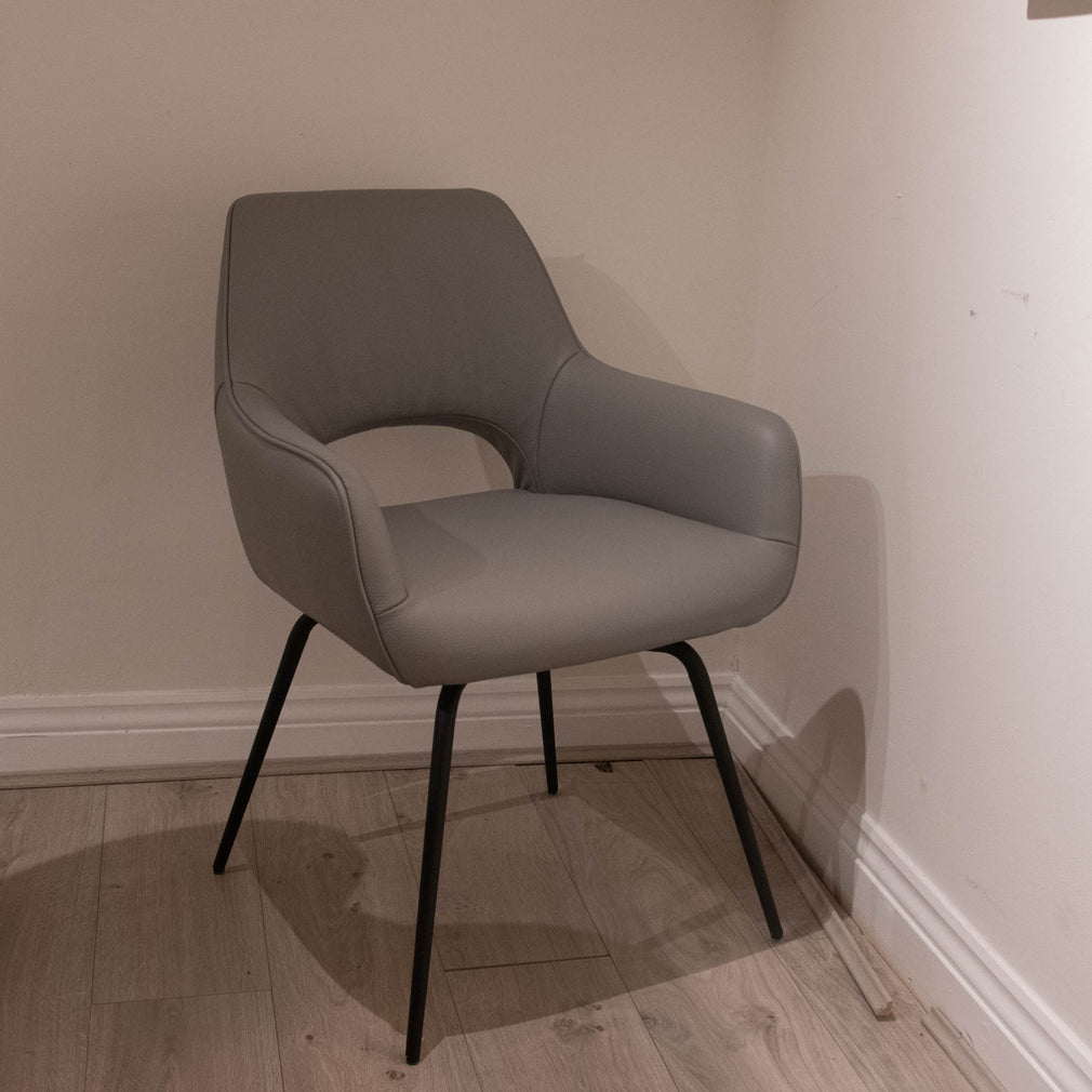 Luna - Swivel Dining Chair, Fabric - Item as Pictured
