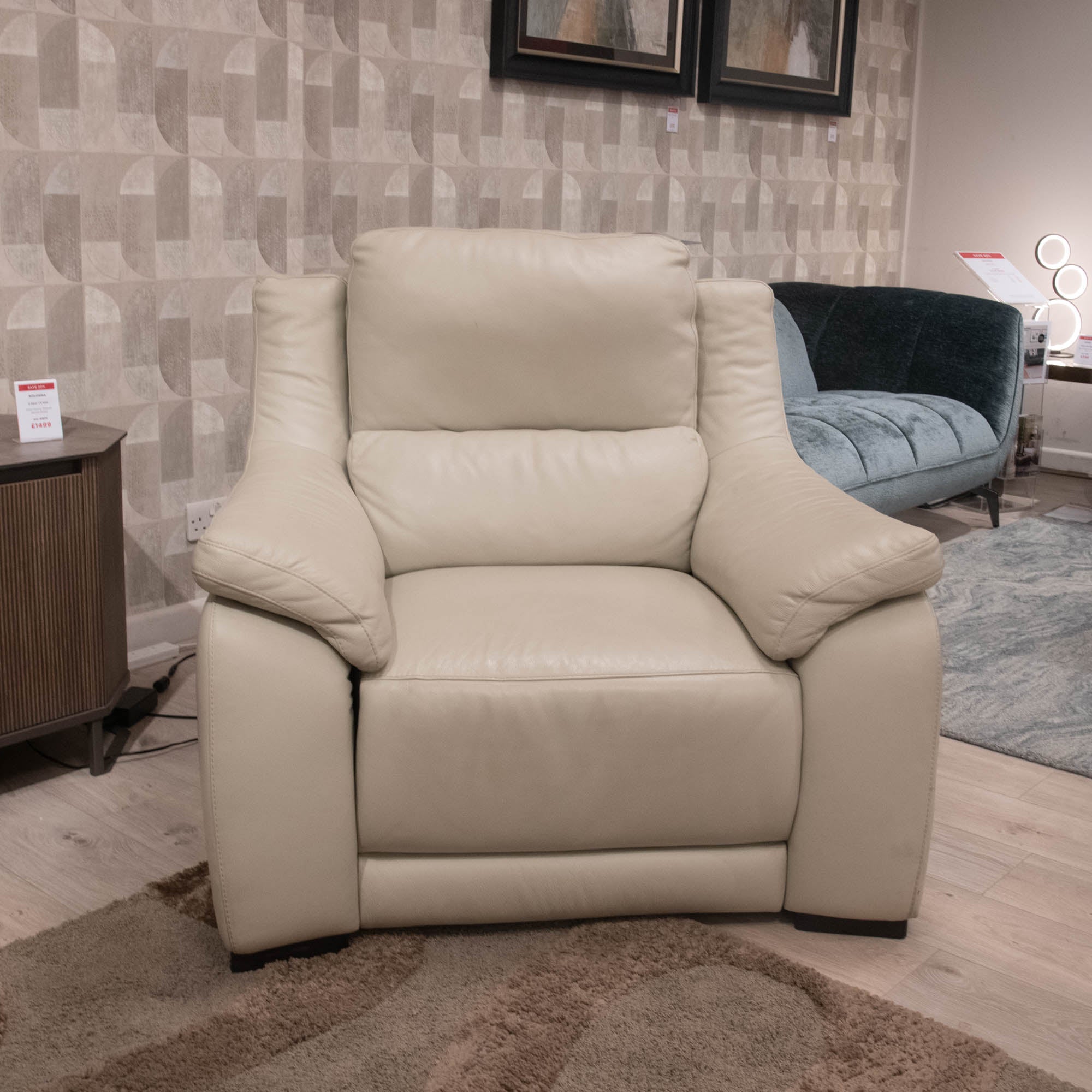 Arezzo - Power Recliner Chair, Leather - Item As Pictured