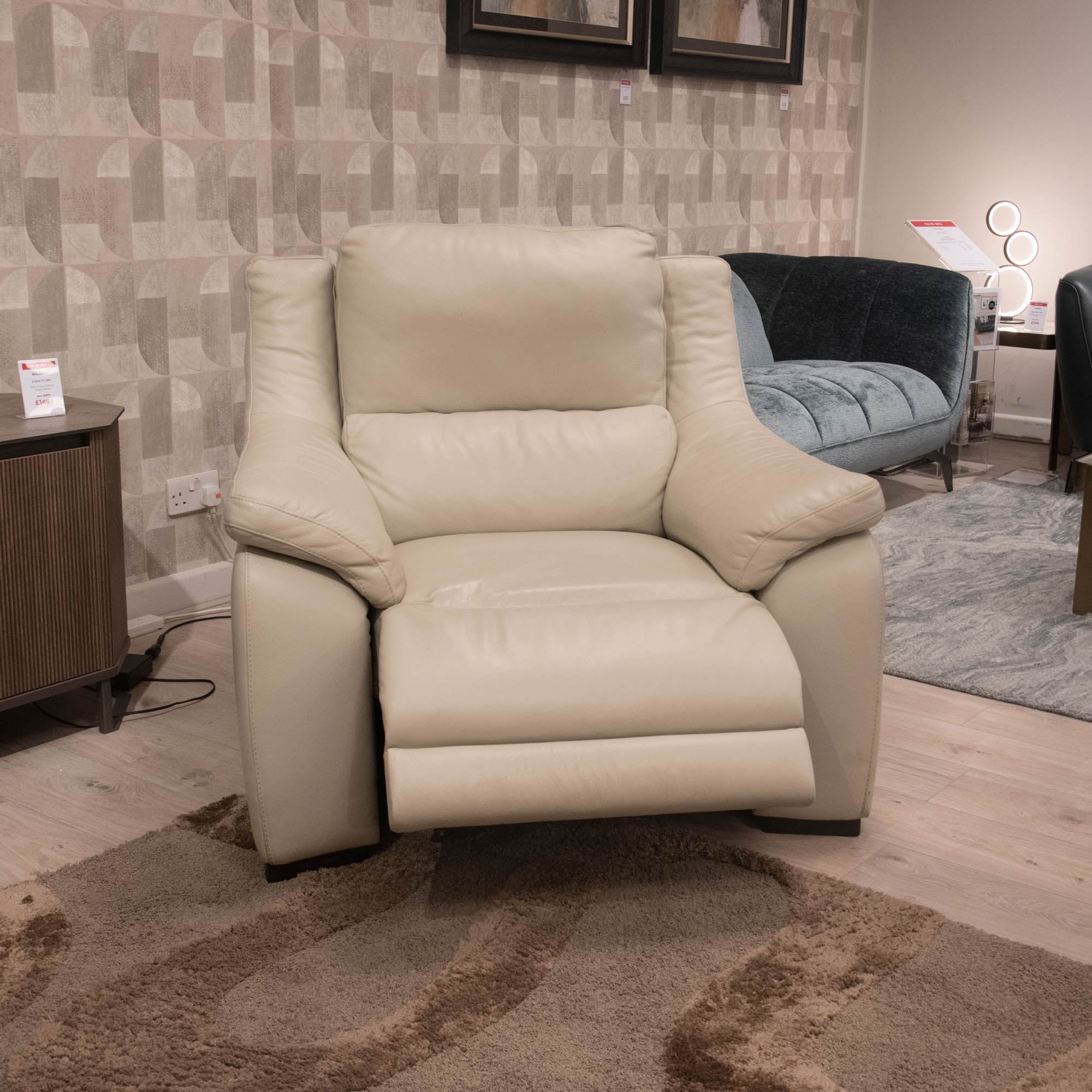 Arezzo - Power Recliner Chair, Leather - Item As Pictured