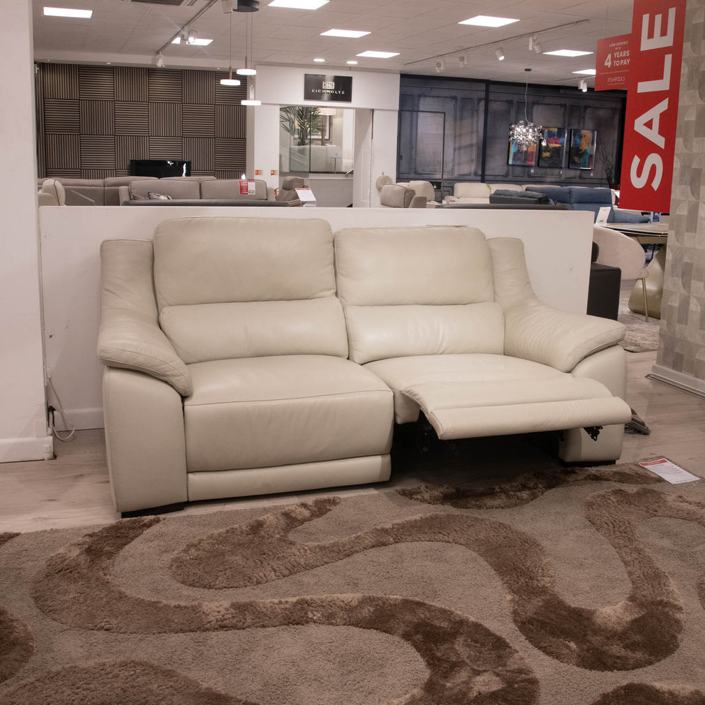 Arezzo - 3 Seat Sofa With 2 Power Recliners, Leather - Item As Pictured