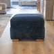 Ellis - Fabric Storage Stool, Manolo Denim - Item As Pictured