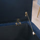 Ellis - Fabric Storage Stool, Manolo Denim - Item As Pictured