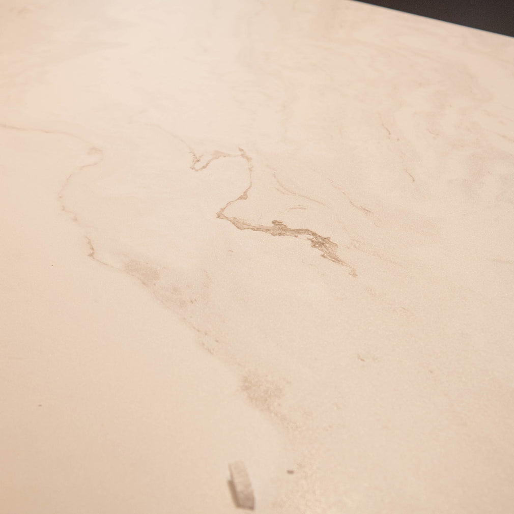 Tosca - Extending Dining Table, Soft Bone Ceramic Top - Item As Pictured