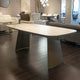 Tosca - Extending Dining Table, Soft Bone Ceramic Top - Item As Pictured