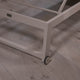 Coral Gables - Cushioned Sun Lounger With Wheels - Item As Pictured