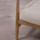 Keats - Fabric Accent Chair, White - Item As Pictured