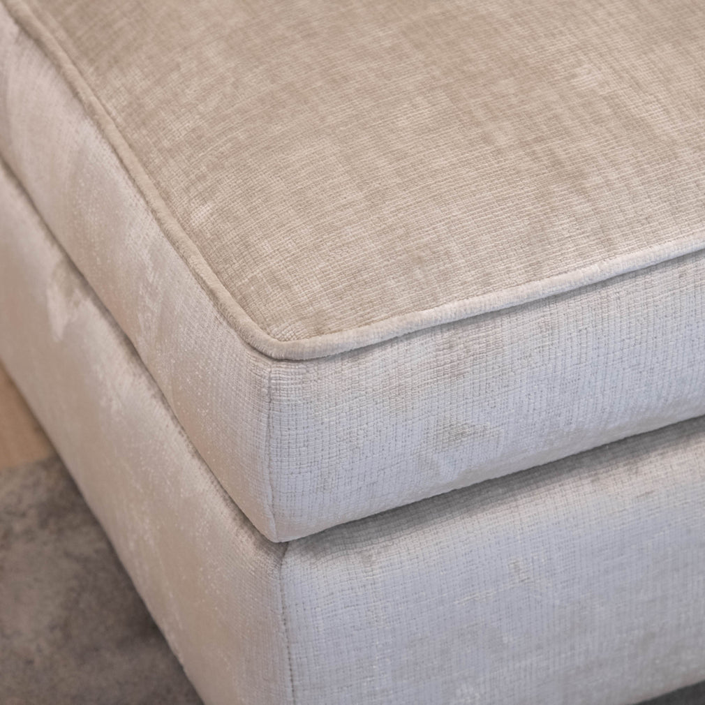 Annabel - Storage Footstool, Monaco Mink - Item As Pictured
