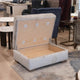 Annabel - Storage Footstool, Monaco Mink - Item As Pictured