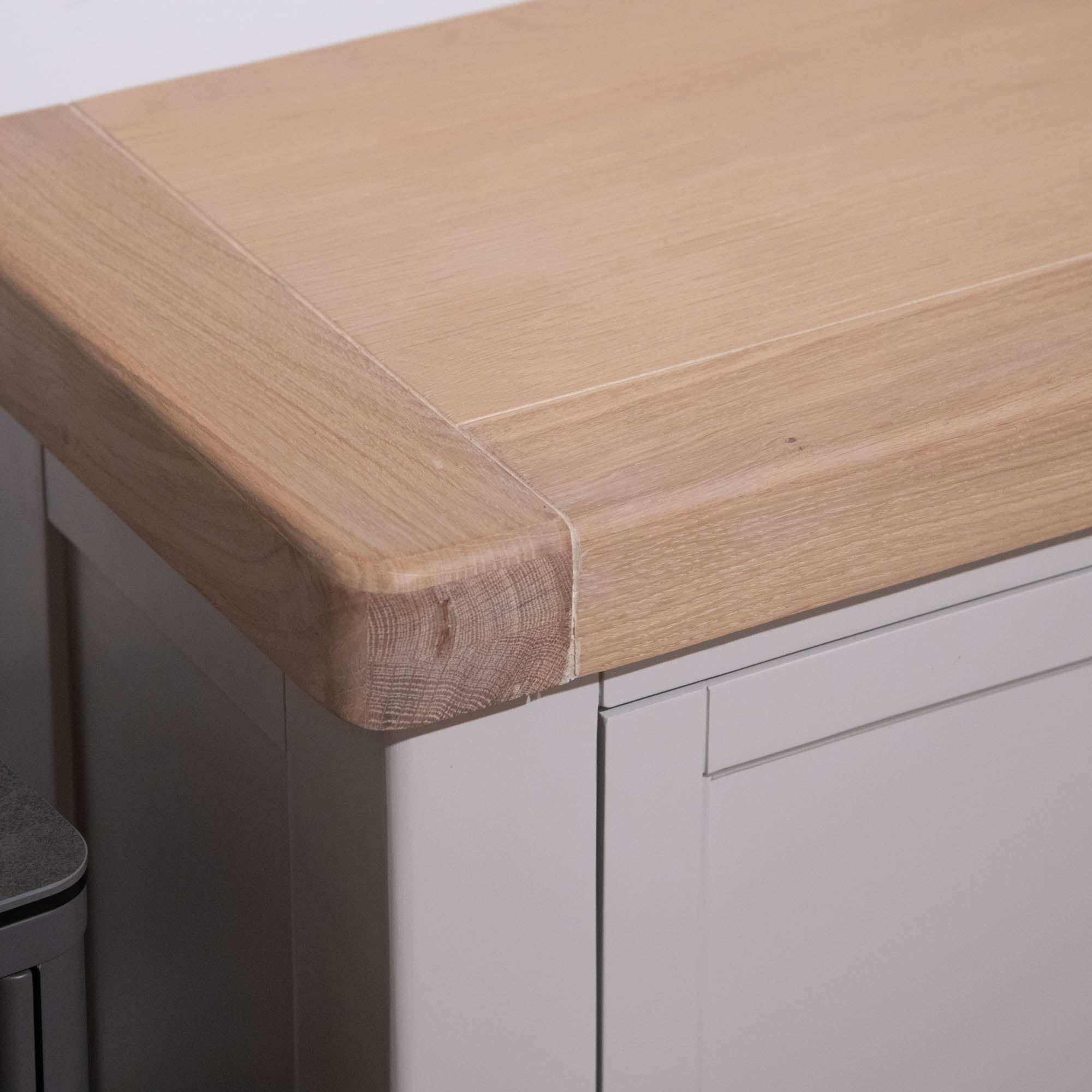 Bantham - TV Unit, Stone Grey & Natural Oak - Item As Pictured