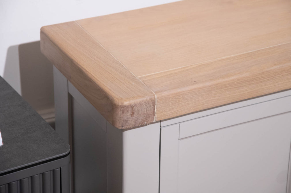 Bantham - TV Unit, Stone Grey & Natural Oak - Item As Pictured
