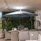St Tropez - 3.3m Round Parasol & Base - Item As Pictured