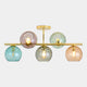 MADE Ilaria Multicoloured - 5 Bar Ceiling Light