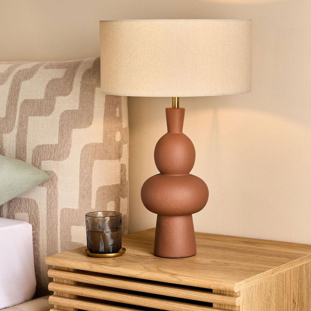 MADE Freyja Brown - Table Lamp
