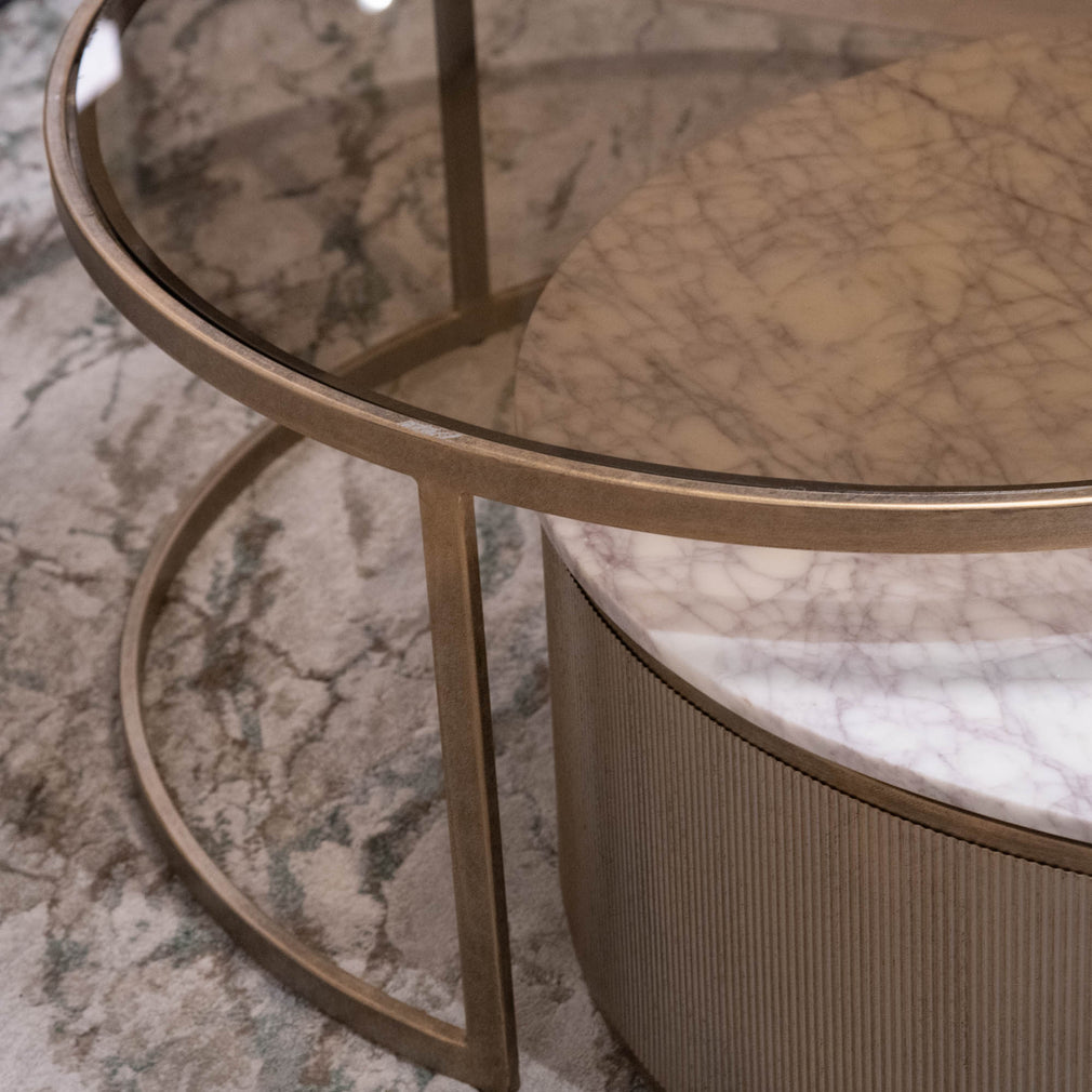 Sutton - Nesting Coffee Tables, Set of 2 - Item as Pictured