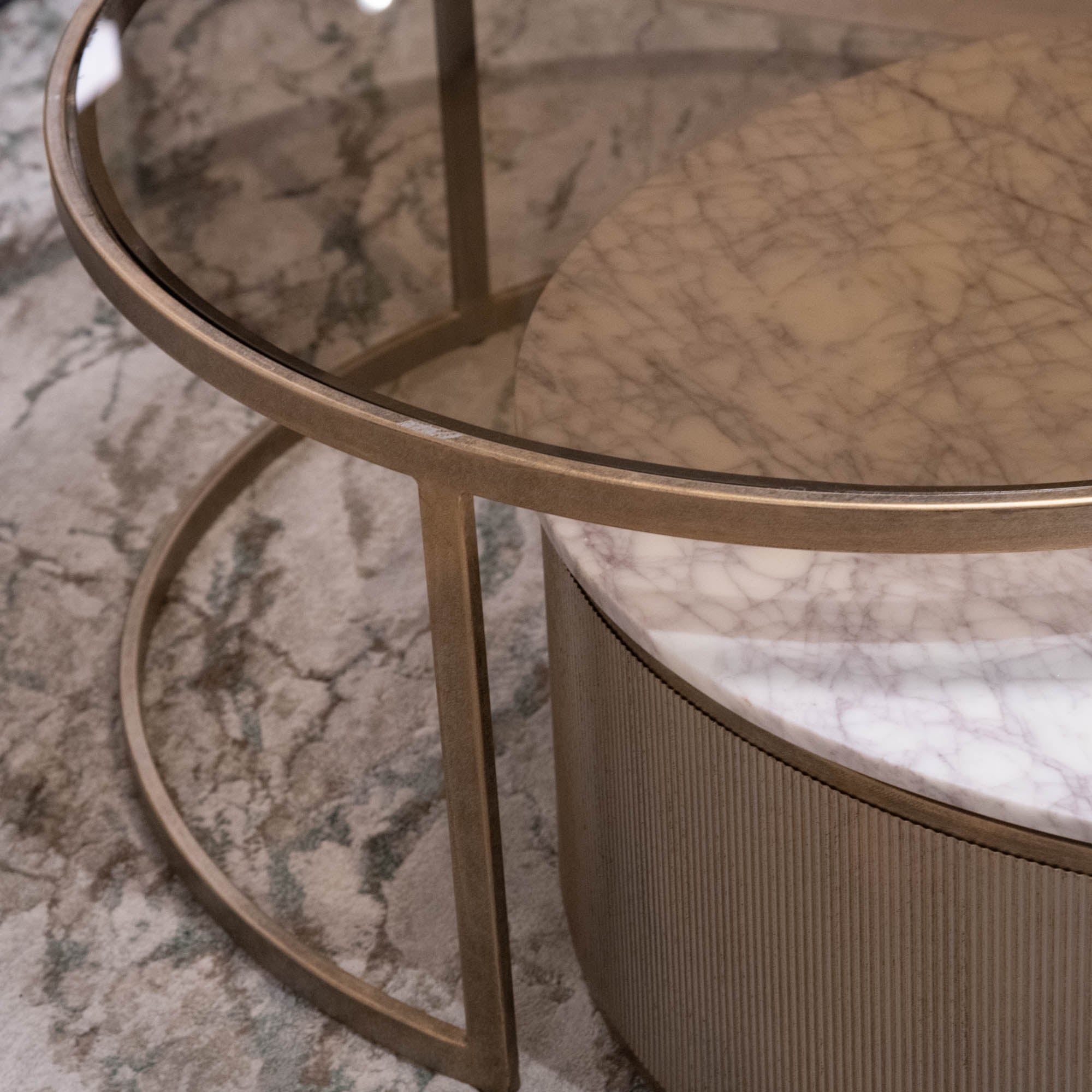 Sutton - Nesting Coffee Tables, Set of 2 - Item as Pictured