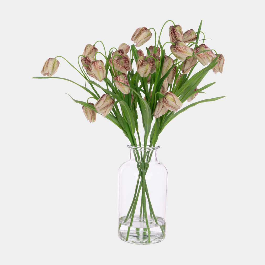 Artificial Fritillaria in Vase - Luxury Faux Flower Arrangement