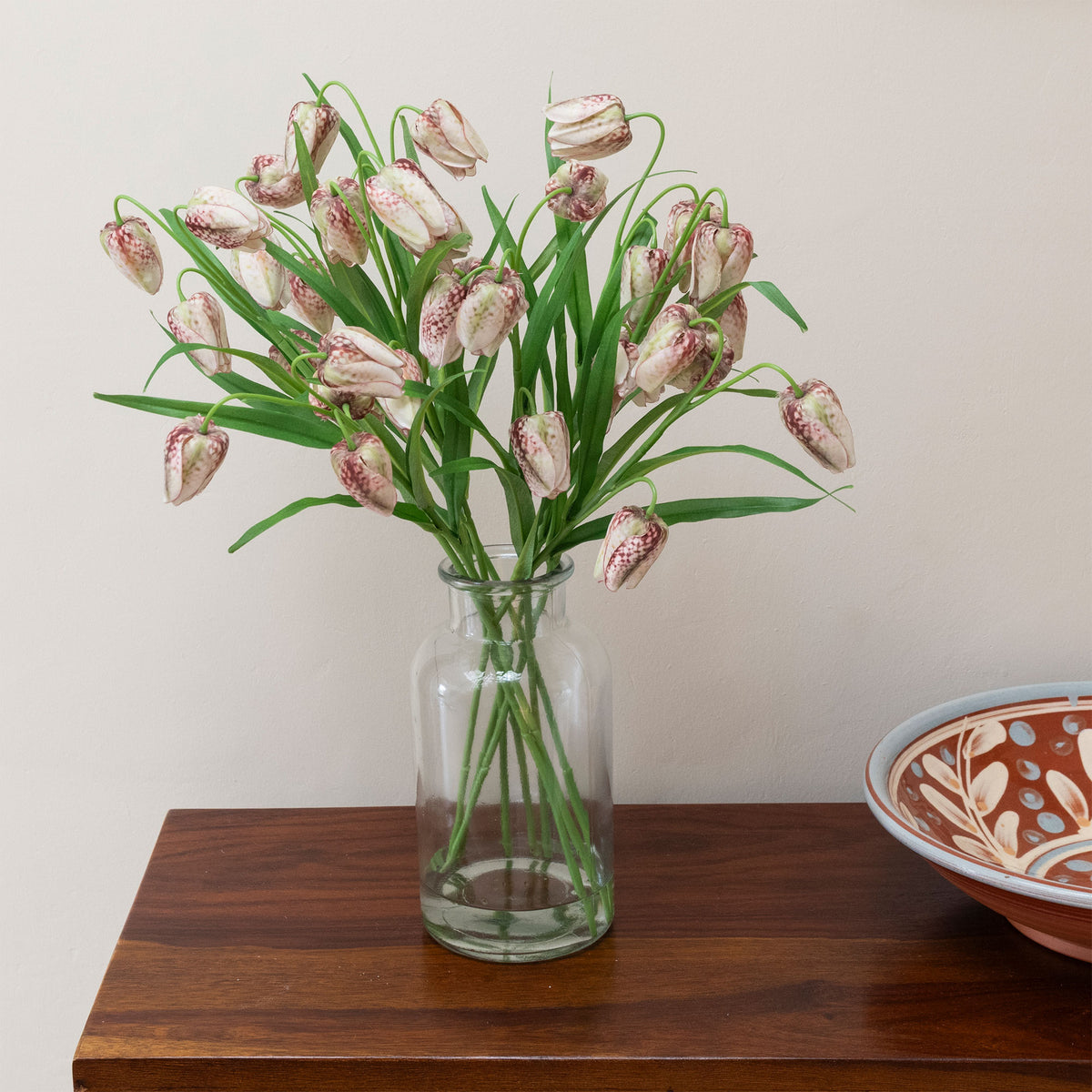 Artificial Fritillaria in Vase - Luxury Faux Flower Arrangement