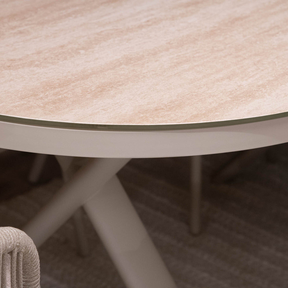 Palm Springs - 6 Seat Oval Garden Dining Set -  Item as Pictured