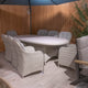Pebble Beach - 8 Seat Garden Dining Set & Dining Table - Item as Pictured