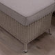 Pebble Beach - Corner Garden Sofa Dining Set With Rising Table & Ice Bucket - Item as Pictured