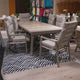 Grenada - 6 Seat Reclining Garden Dining Set With Extending Table - Item as Pictured