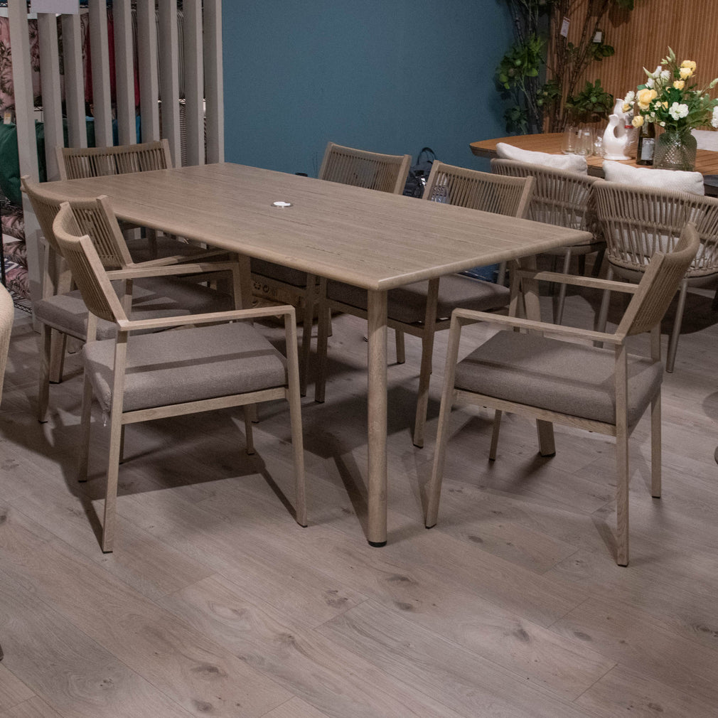 Hawaii - 6 Seat Garden Dining Set - Item as Pictured