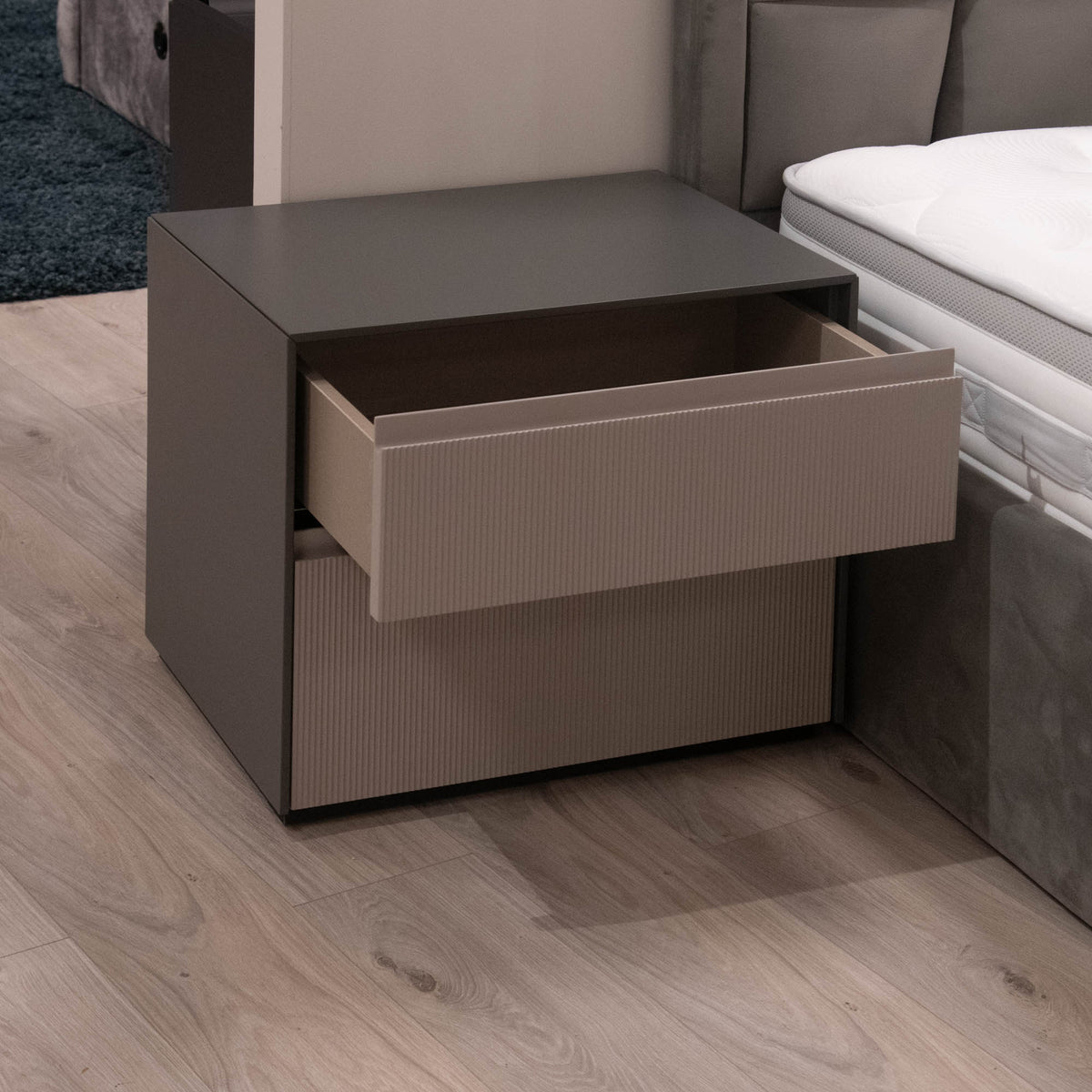 Angel Falls - 2 Drawer Bedside Table - Item as Pictured