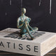 Quiet Reflection - Verdigris Sculpture