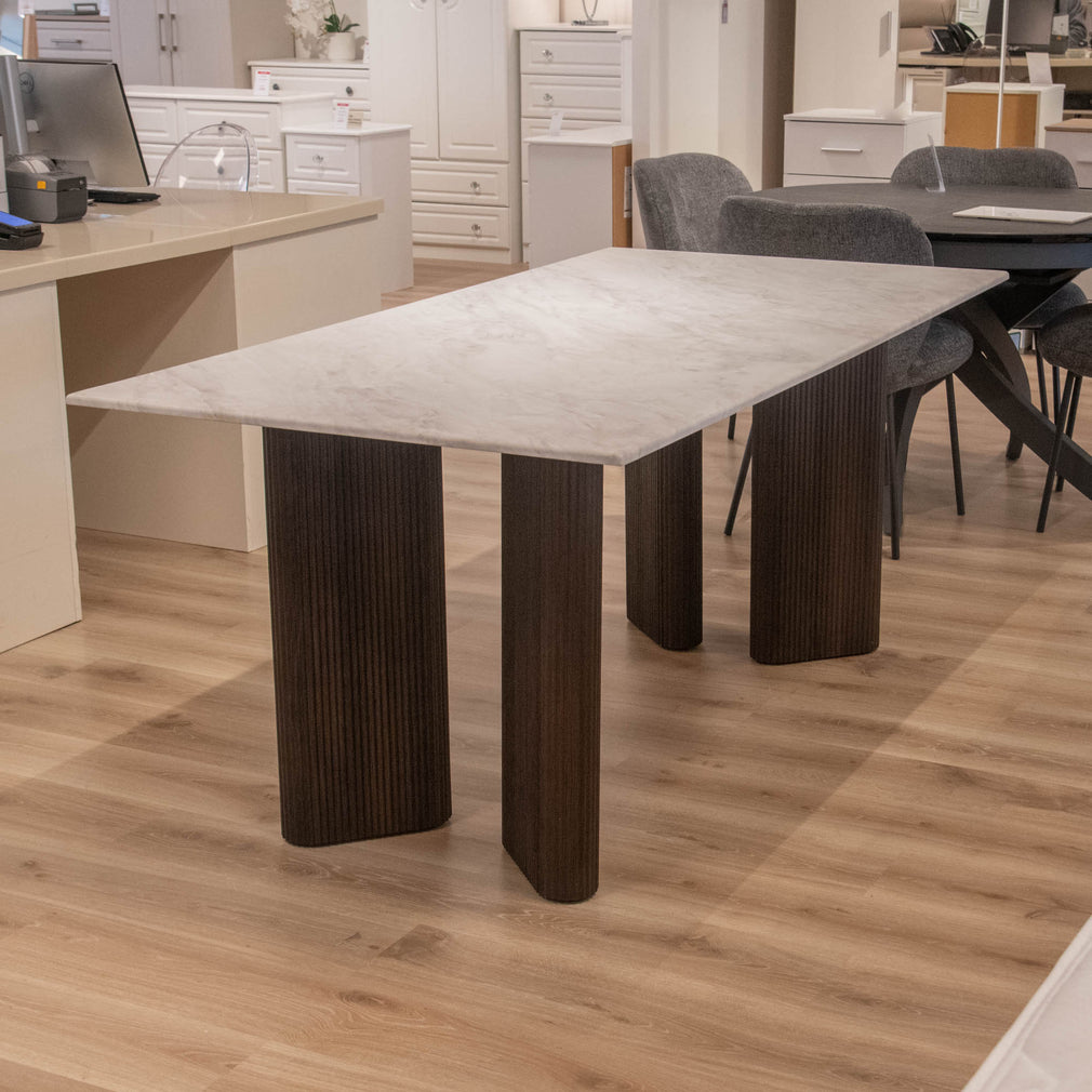 Martini - Marble Effect Dining Table - Item as Pictured