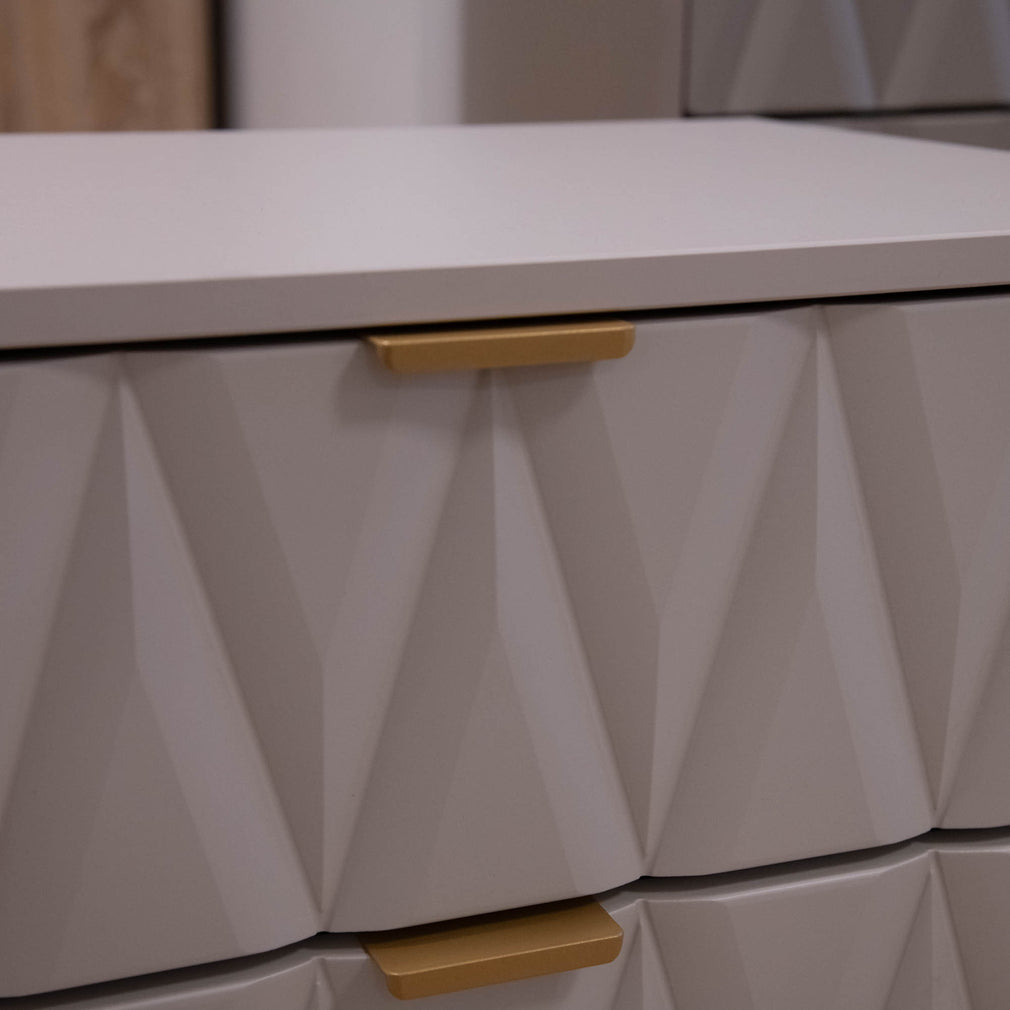 Jewel - 2 Drawer Bedside Table - Item as Pictured
