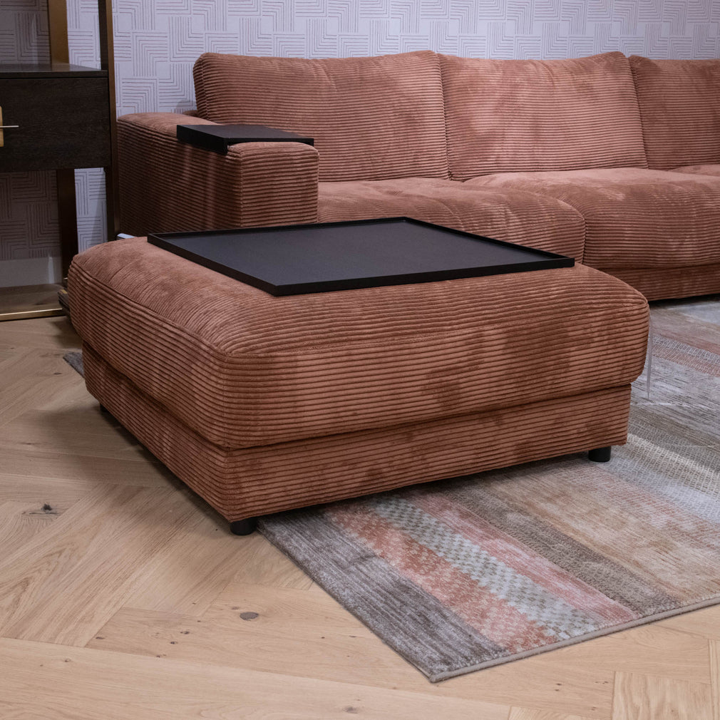 Domino - Footstool, Fabric - Item as Pictured