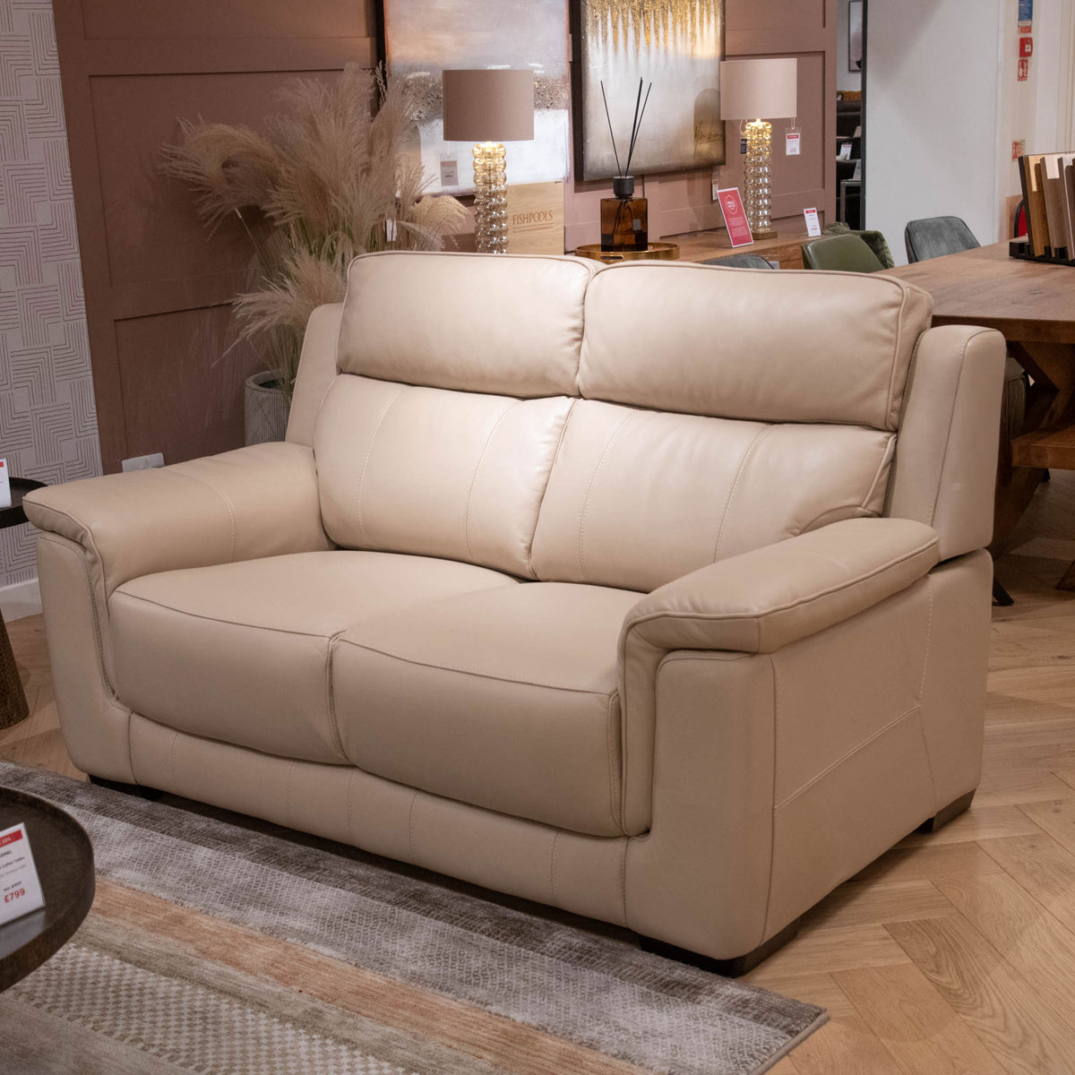 Monza - 2 Seat Sofa, Leather - Item as Pictured