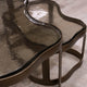 Haze - Antique Brass Coffee Tables, Set Of 2 - Item as Pictured