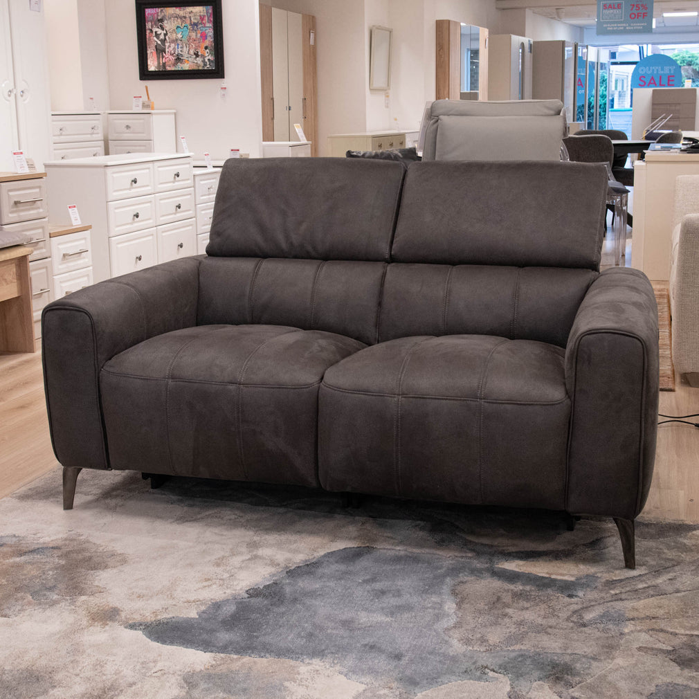 Veyron - 2 Seat Power Recliner Sofa, Fabric - Item as Pictured